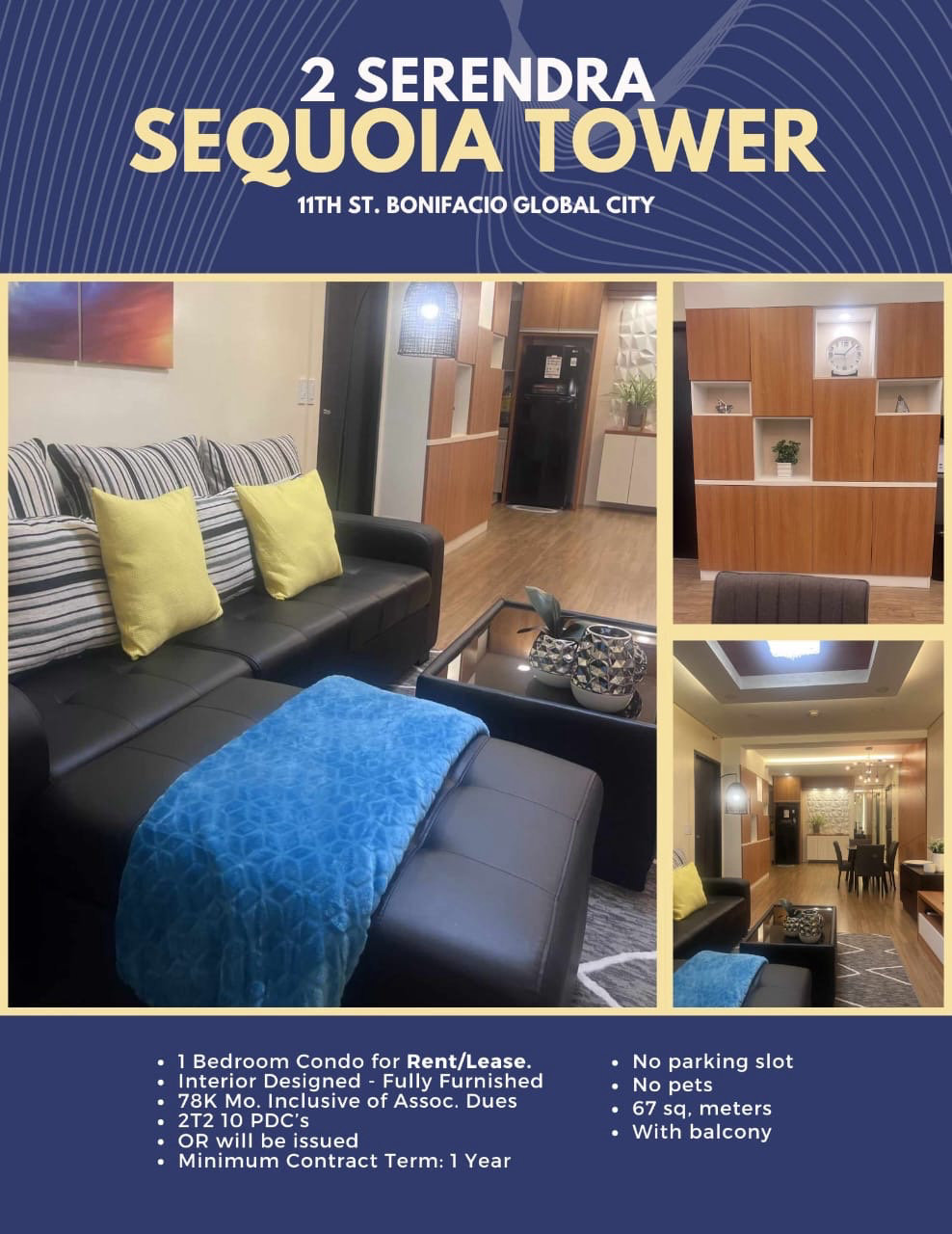 Two Serendra Sequoia Tower condo in BGC — photo 2